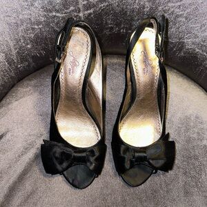 BP. Platinum Women Sz 8.5 M Black Pump Synthetic Shoes